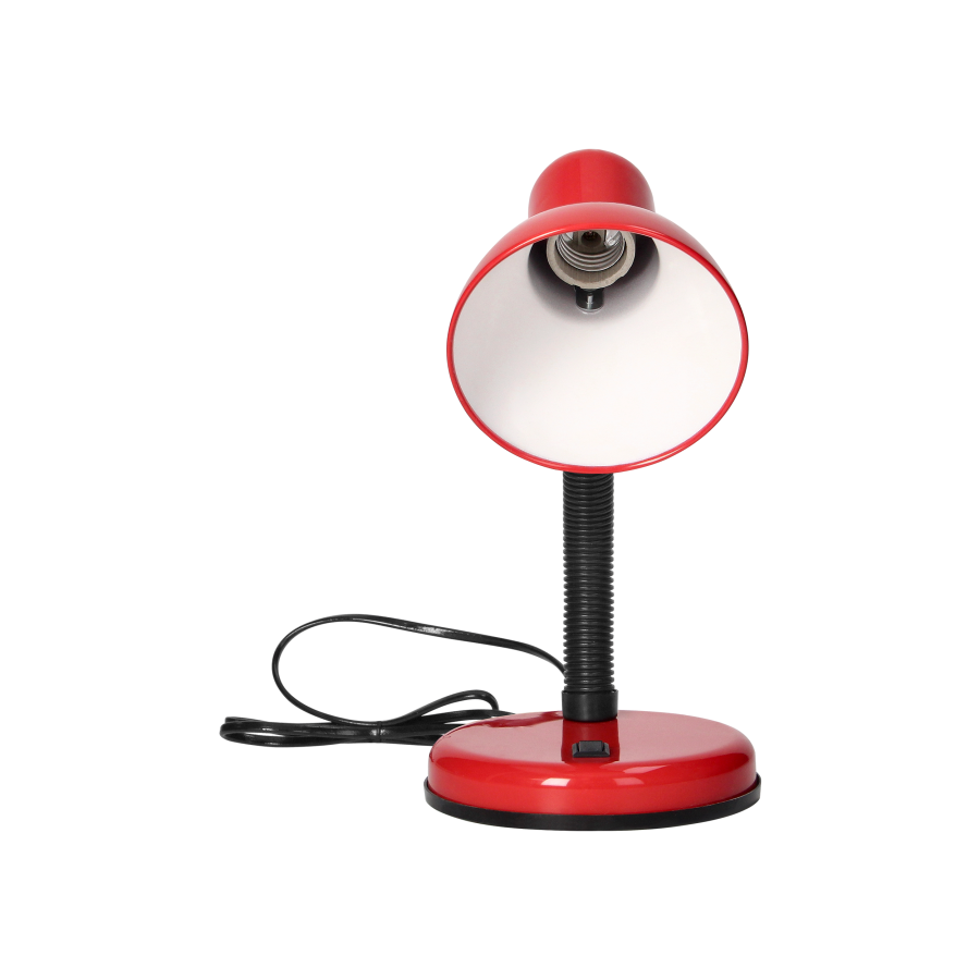 FUPI, desk lamp, 10W, E27, steel+ plastic, red